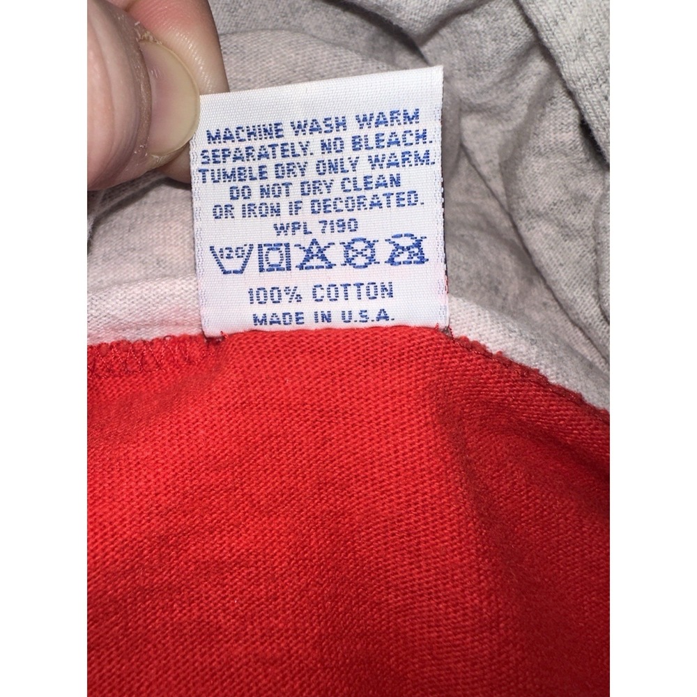 Vintage North Carolina State Medium T Shirt Hooded Red Single Stitch CLEAN WPS - Picture 4 of 4